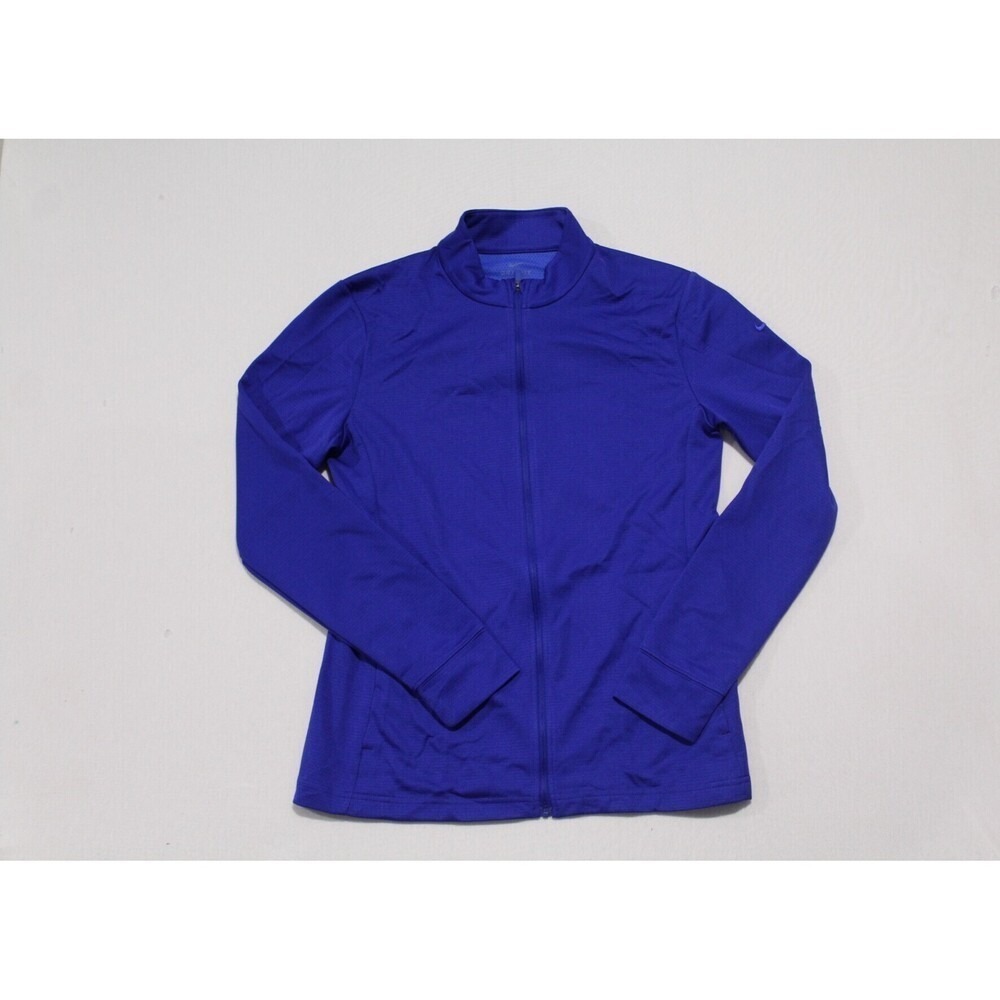 Nike Women Sweatshirt Blue Mock Neck Dri Fit Size Small